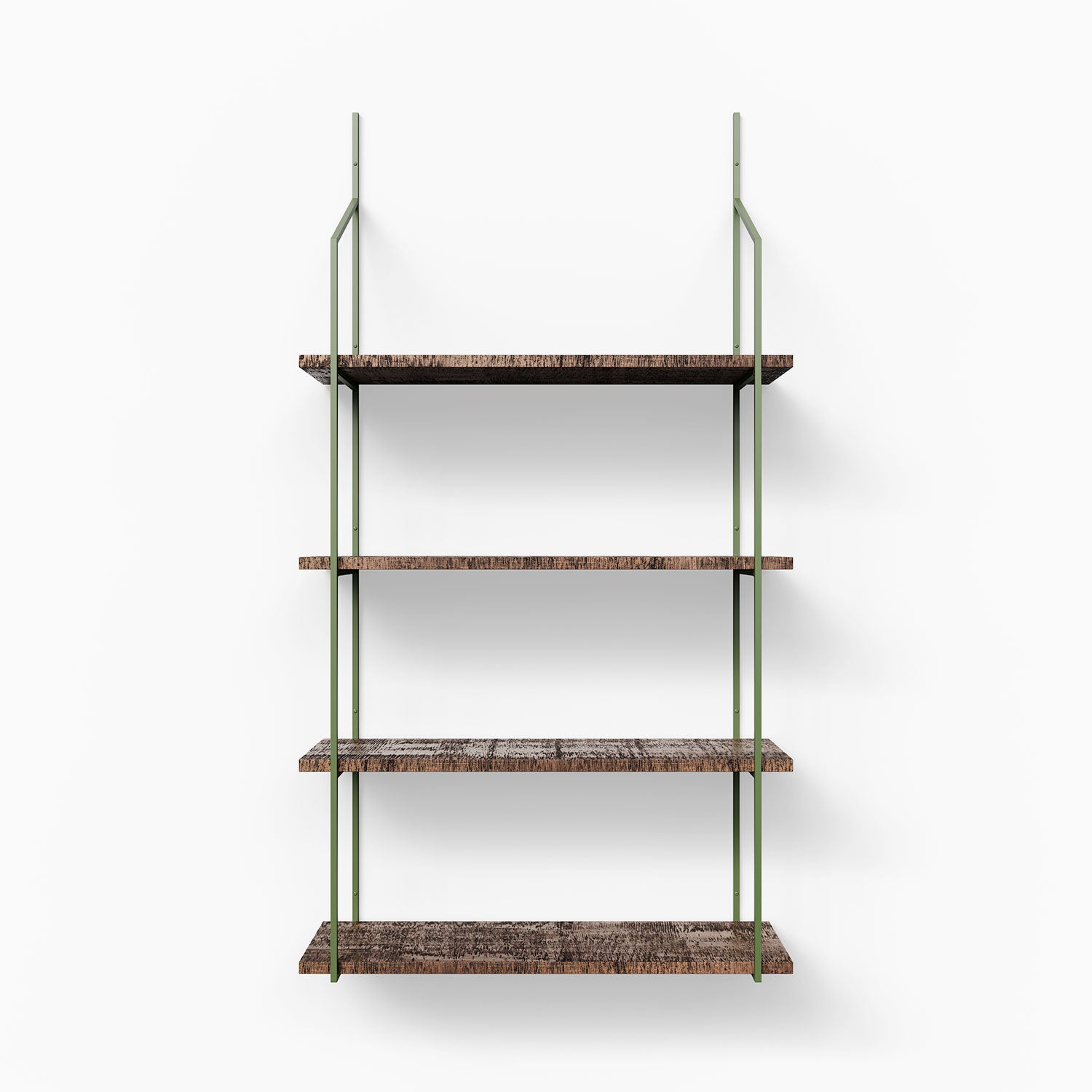 Verne Nutmeg Rustic 4 Tiered Shelf