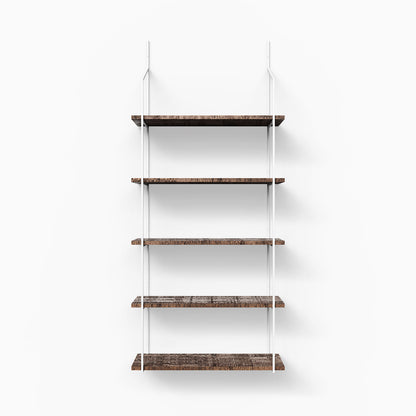 Verne Nutmeg Rustic 5 Tiered Shelf