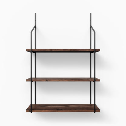 Verne Walnut 3 Tiered Shelf