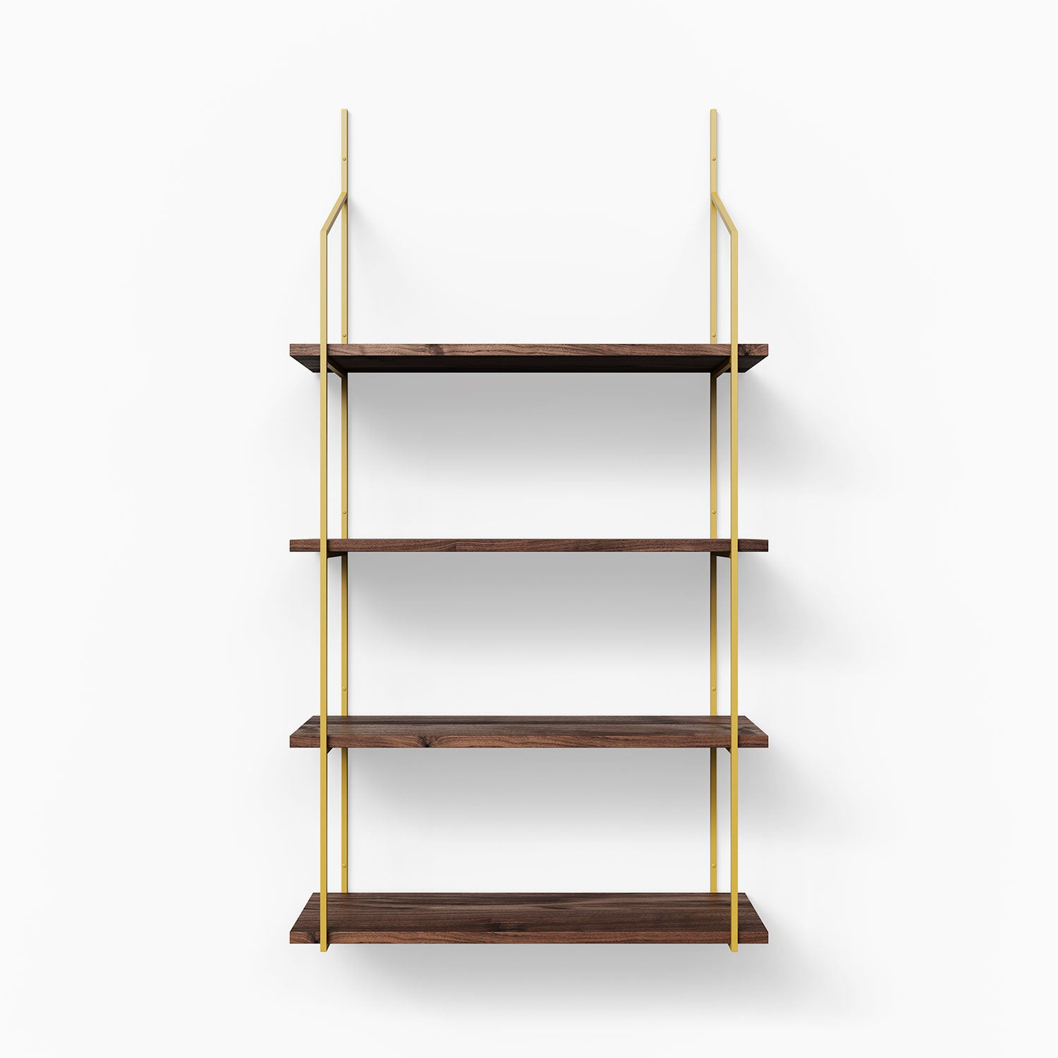 Verne Walnut Tiered Shelf (4T Grandparent)