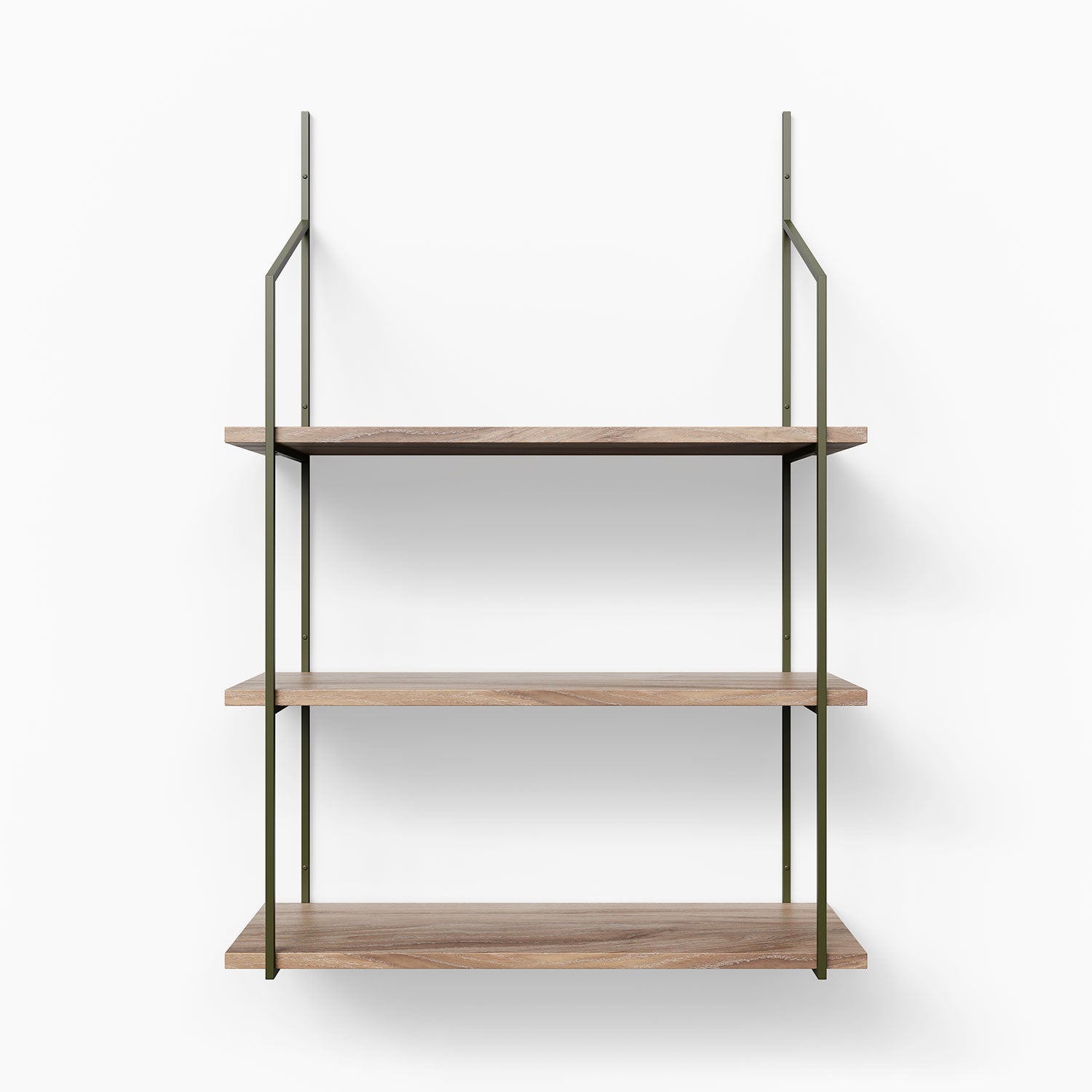 Verne Glazed White Oak Tiered Shelf (3T Grandparent)