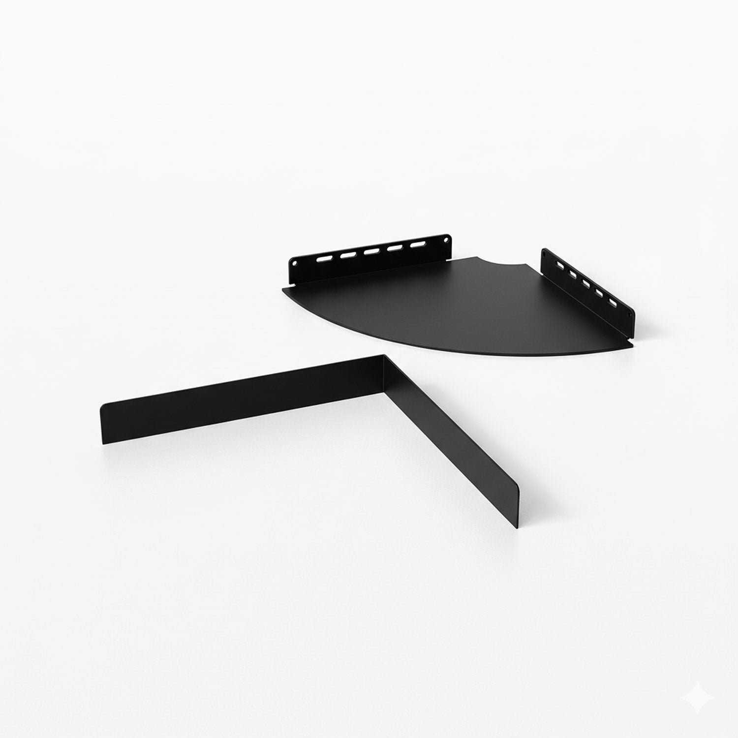 Wink Round Corner Shelf - B&W