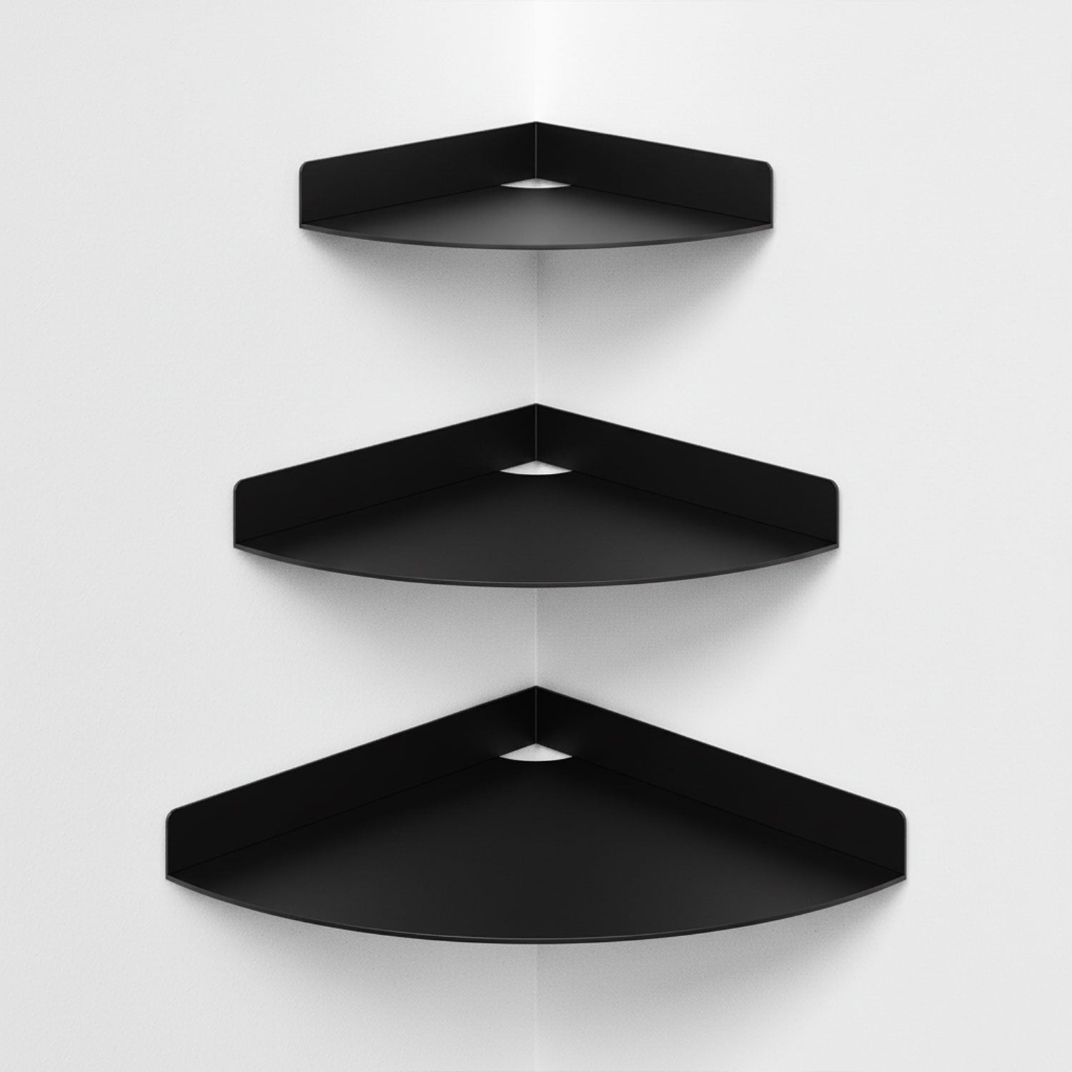 Wink Round Corner Shelf - B&W