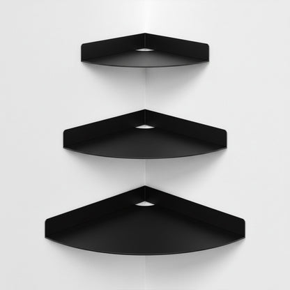Wink Round Corner Shelf - B&W