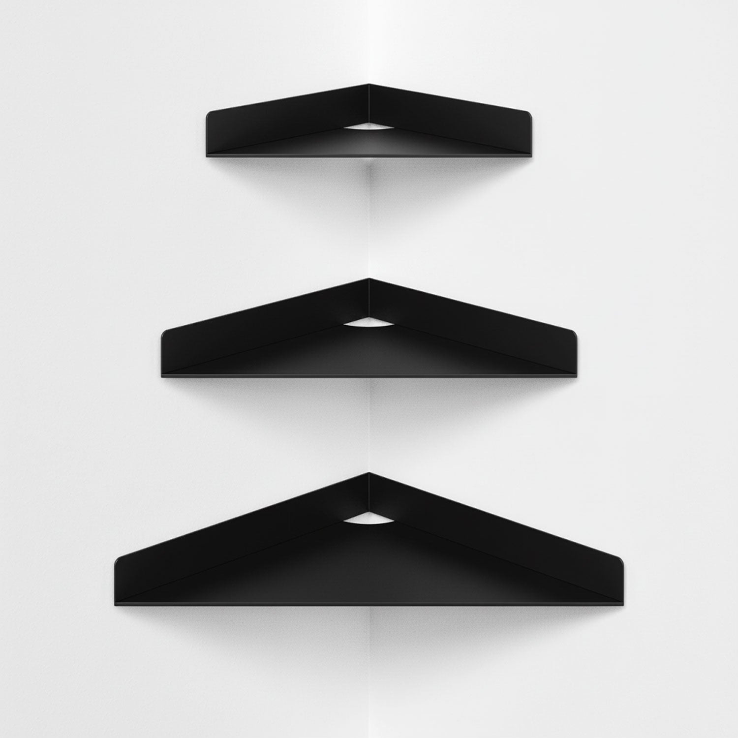 Wink Triangle Corner Shelf - B&W