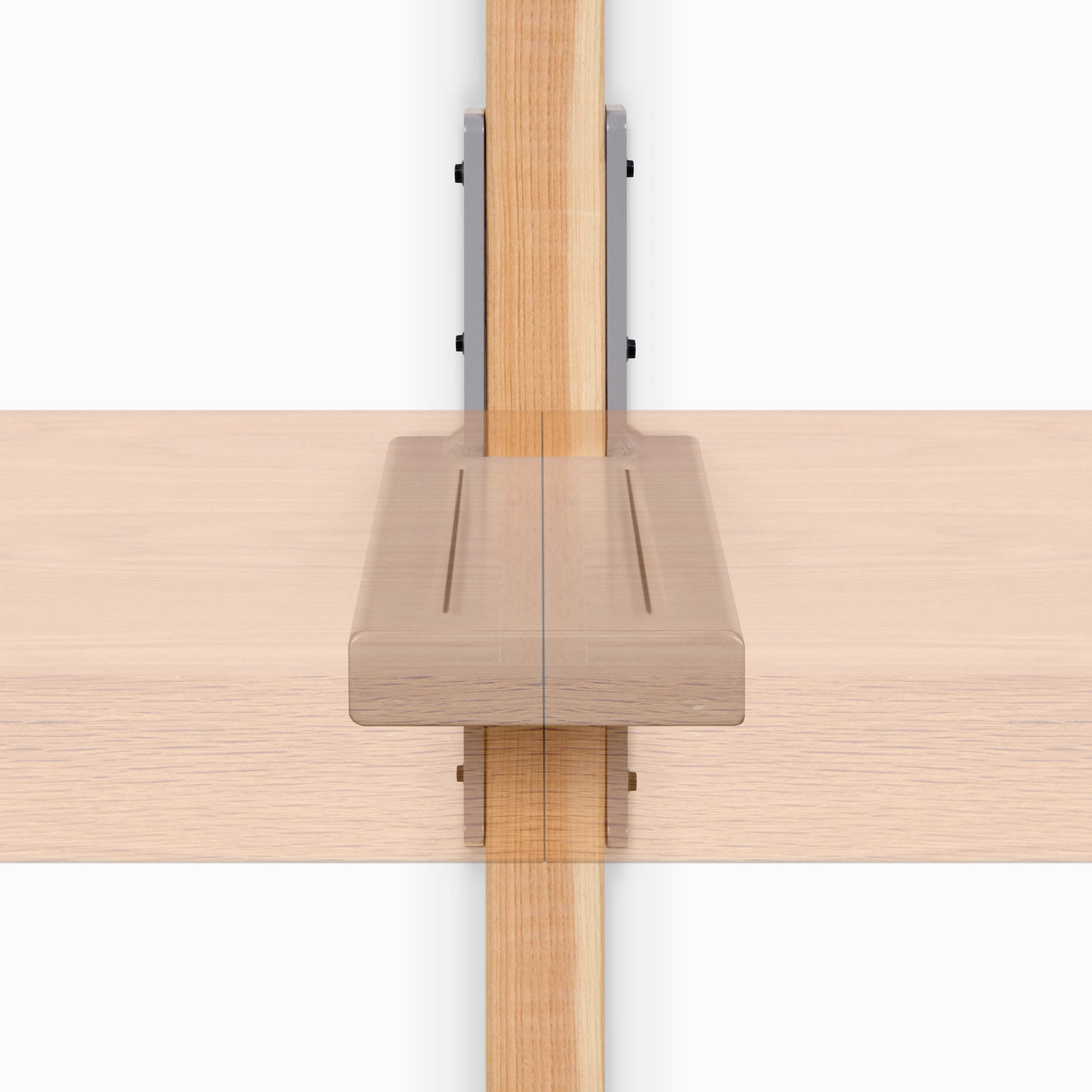 Yuri XD Floating Desk Bracket (Powder Coated)
